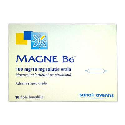 Магне-В6  10мл №10, амп. р-р д/приема внутрь Производитель: Франция Cоореration pharmaceutique Erancaise